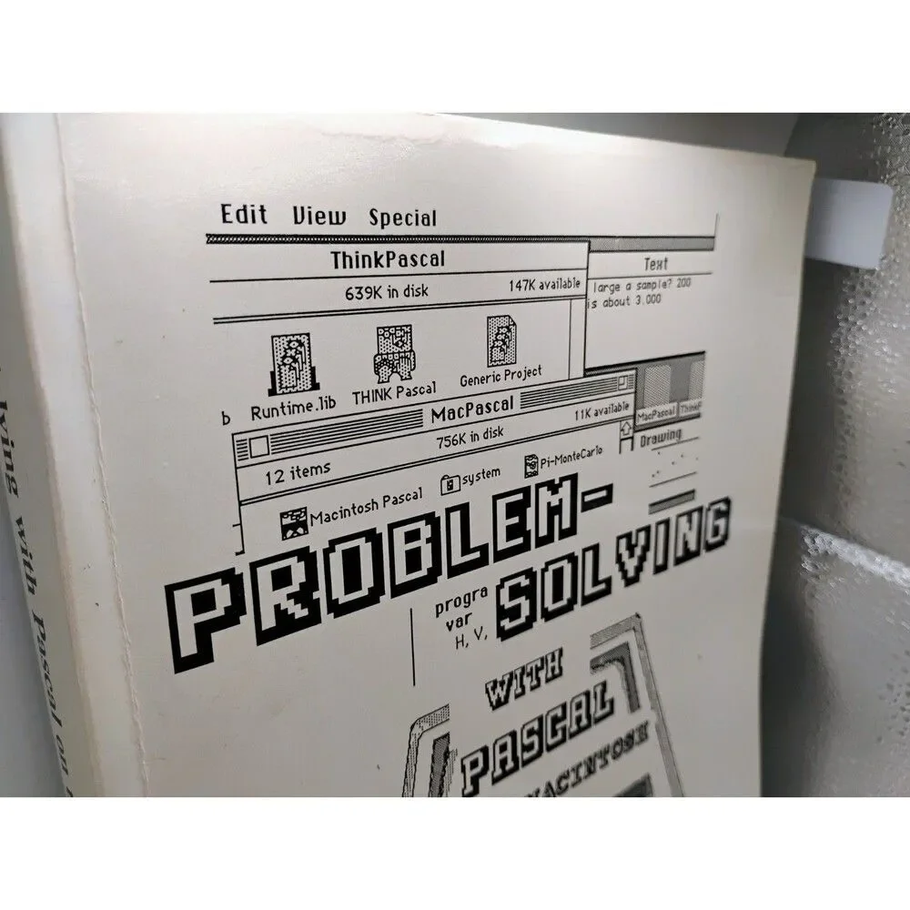 Vintage Problem Solving With Pascal On The Macintosh By Dr. T.K. Lim, 1992